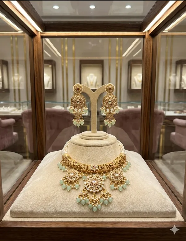 CHANDRIKA_ROYAL_EMERALD_MINT_NECKLACE