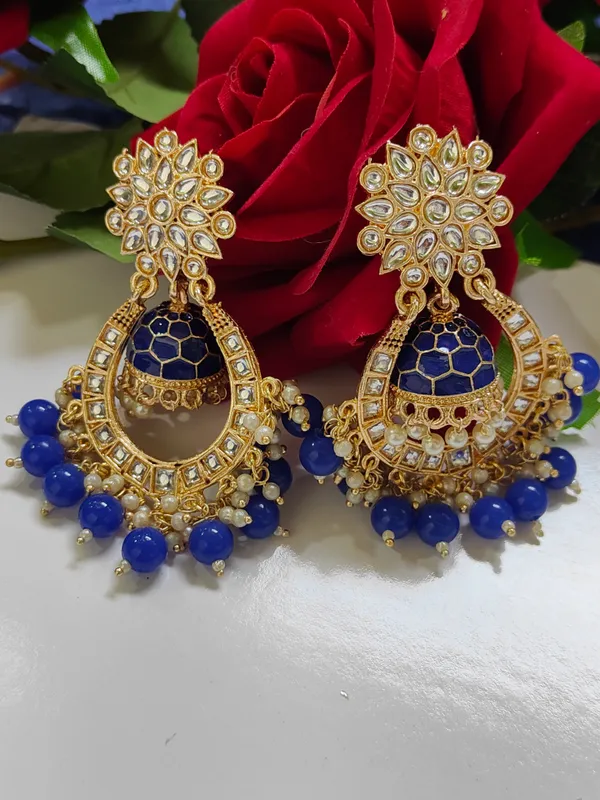 JHUMKI_KUNDAN_EARRINGS
