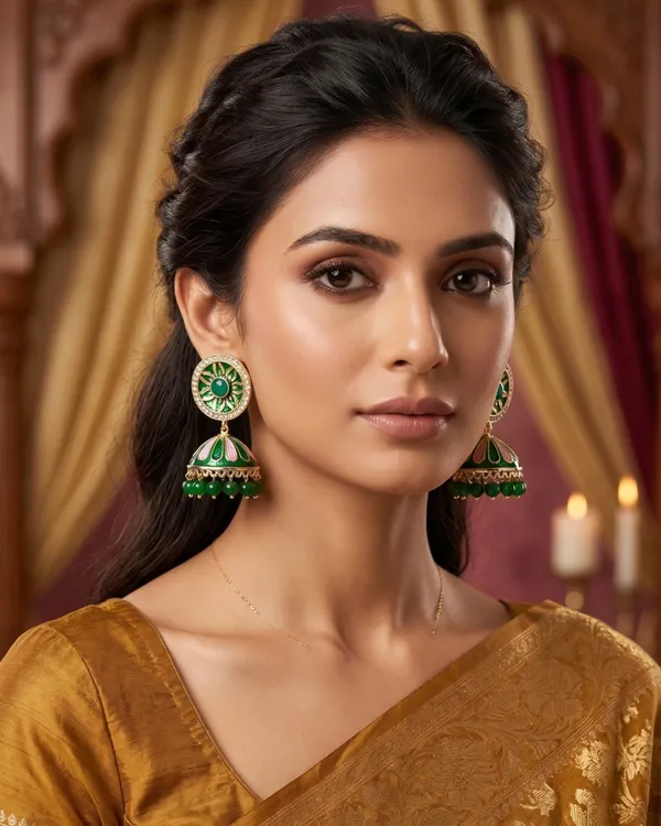 MEENAKARI_JHUMKI