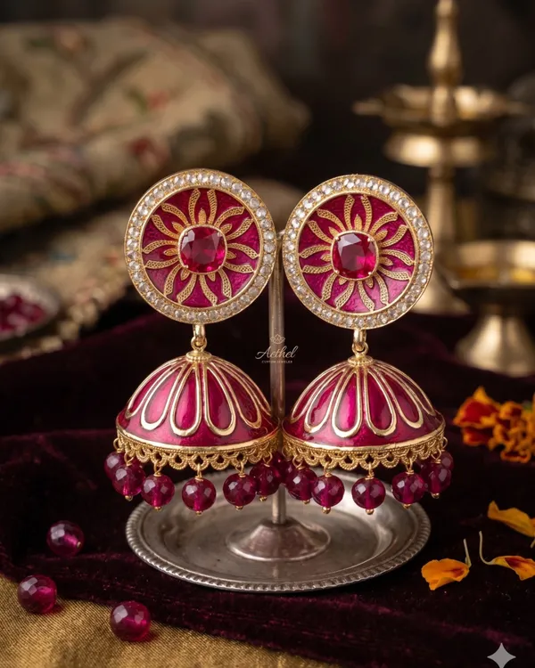 MEENAKARI_JHUMKI