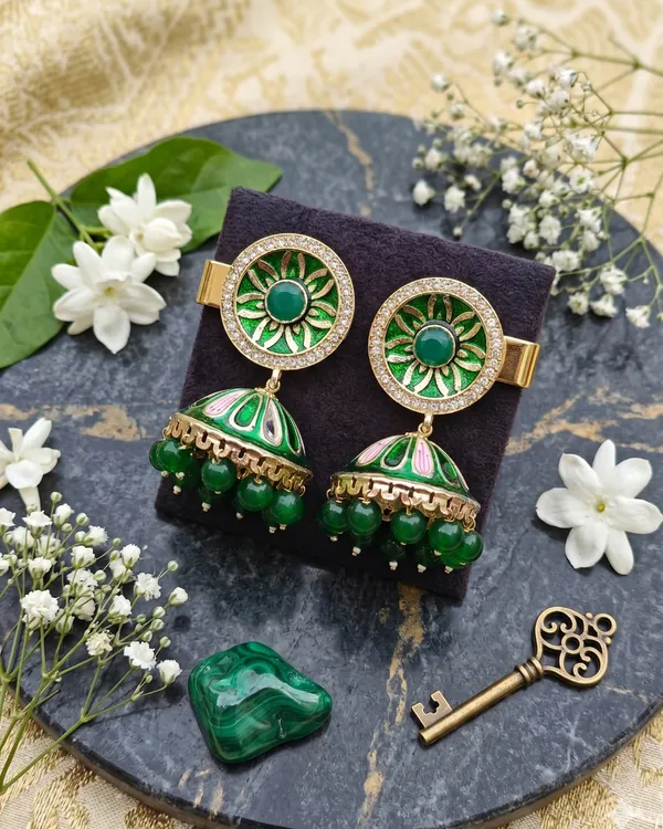 MEENAKARI_JHUMKI