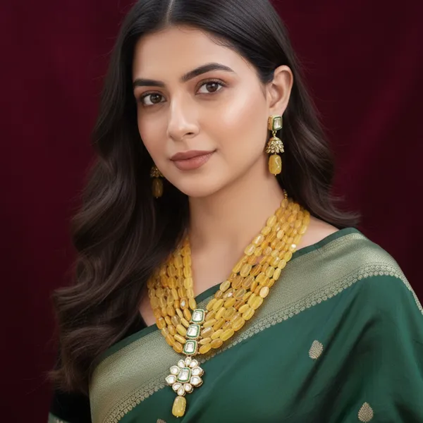 Yellow_Premium_Anti-Tarnish_Necklace_For_Women