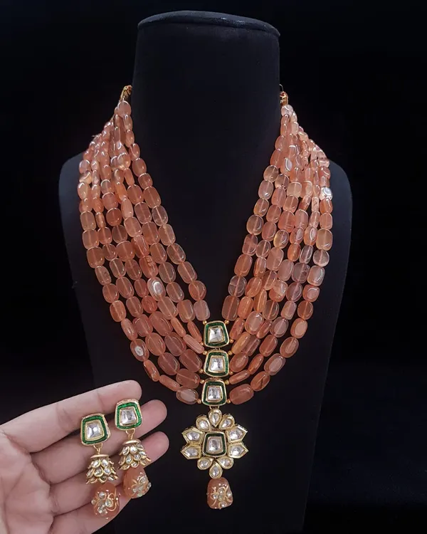 Peach_Premium_Anti-Tarnish_Necklace_For_Women