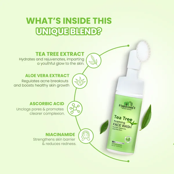 Multicolour_Teatree_Foam_Facewash_150Ml_For_Unisex