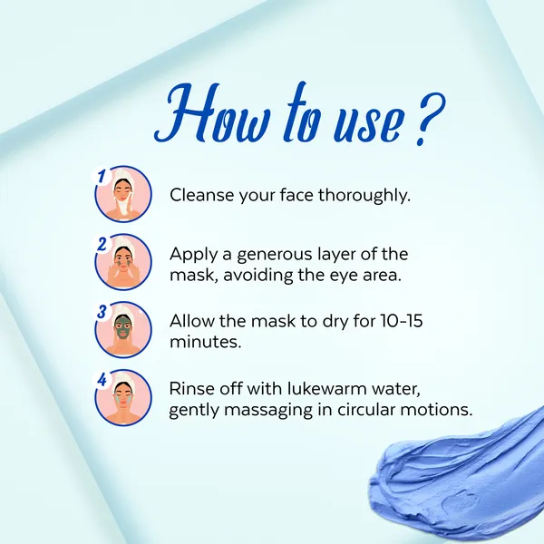 Multicolour_Blue_Clay_Mask_100G_For_Unisex