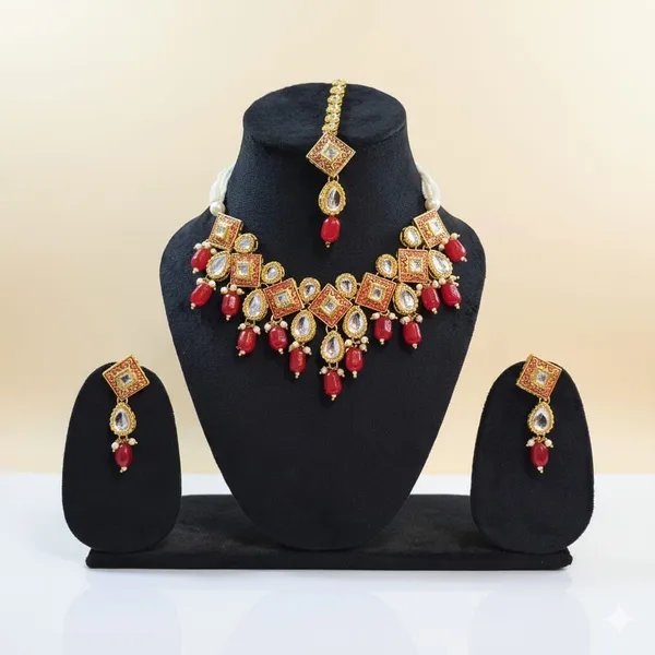 Red_Brass_Trendy_Rajasthani_Meenakari_Necklace_Set_For_Women