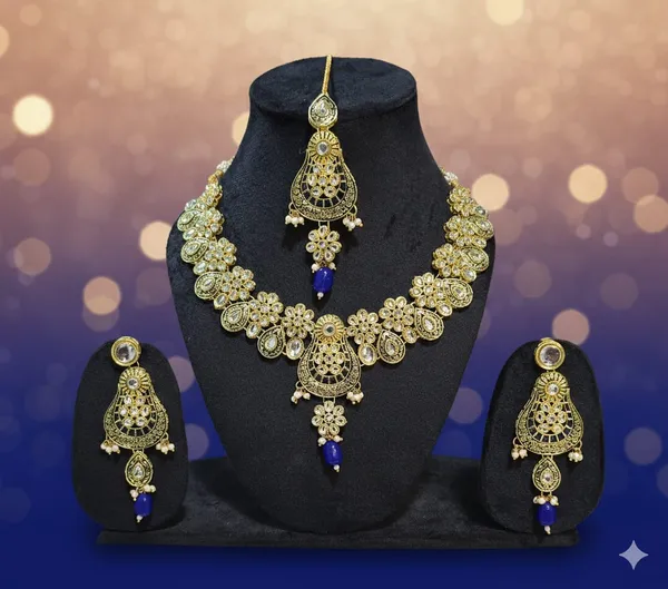 Gold_Brass_Trendy_Rajasthani_Meenakari_Necklace_Set_For_Women