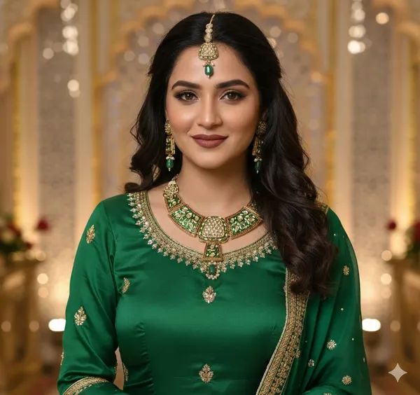 Green_Brass_Trendy_Rajasthani_Meenakari_Necklace_Set_For_Women