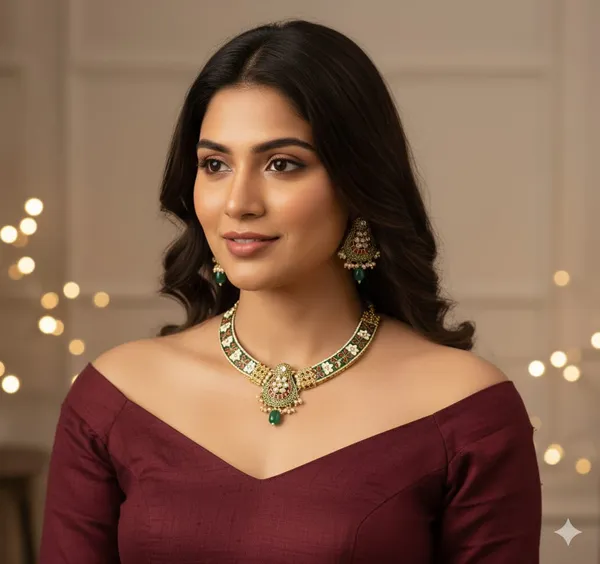 Multicolour_Brass_Trendy_Rajasthani_Meenakari_Necklace_Set_For_Women