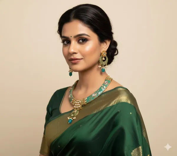 Green_Brass_Trendy_Rajasthani_Meenakari_Necklace_Set_For_Women