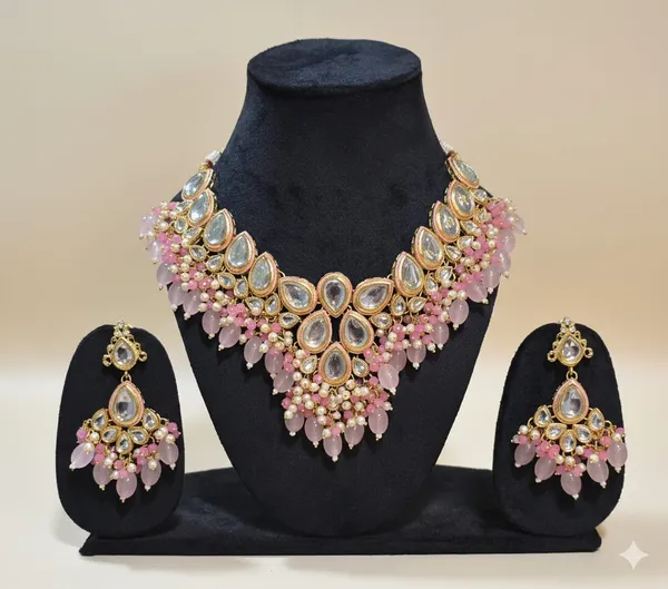 Baby_Pink_Brass_Trendy_Rajasthani_Meenakari_Necklace_Set_For_Women