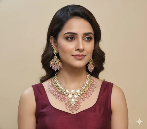 Baby_Pink_Brass_Trendy_Rajasthani_Meenakari_Necklace_Set_For_Women