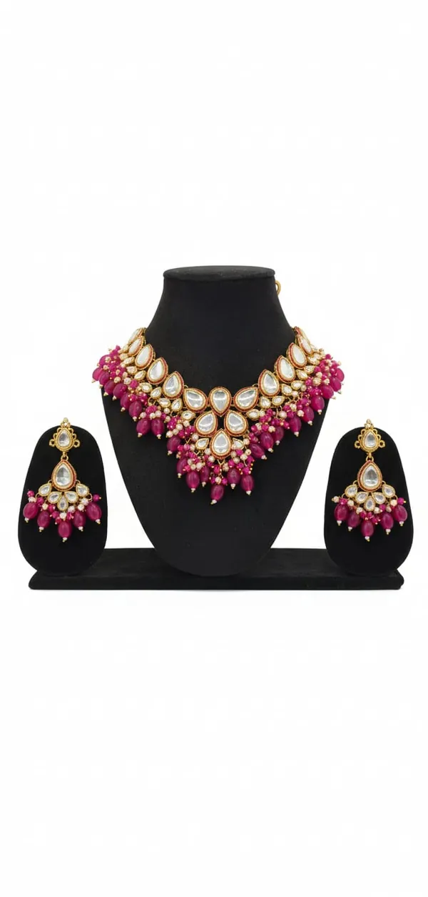 Baby_Pink_Brass_Trendy_Rajasthani_Meenakari_Necklace_Set_For_Women