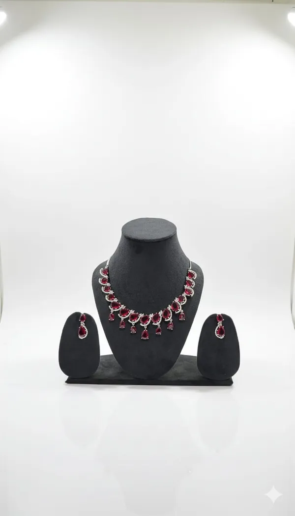 Pink_&_Green_Brass_Trendy_Ad_Jewellery_Necklace_Set_For_Women