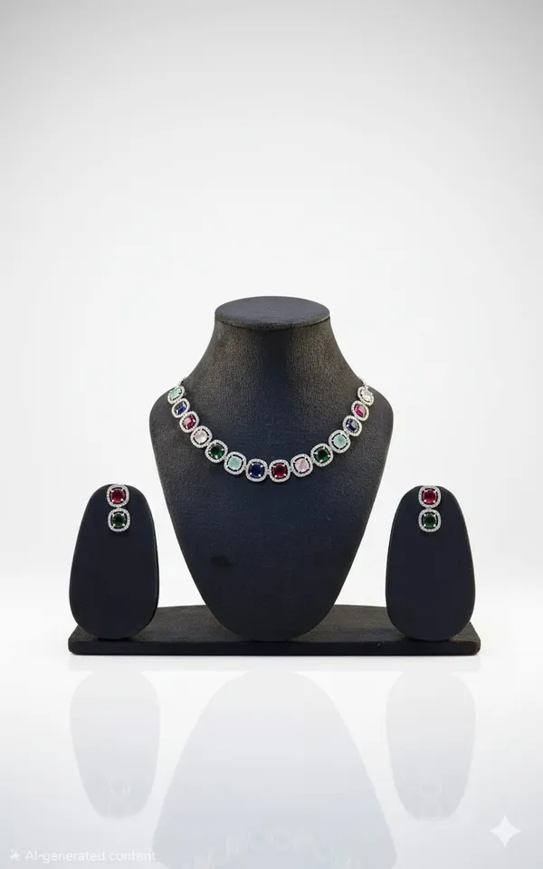 Multicolour_Brass_Trendy_Ad_Jewellery_Necklace_Set_For_Women