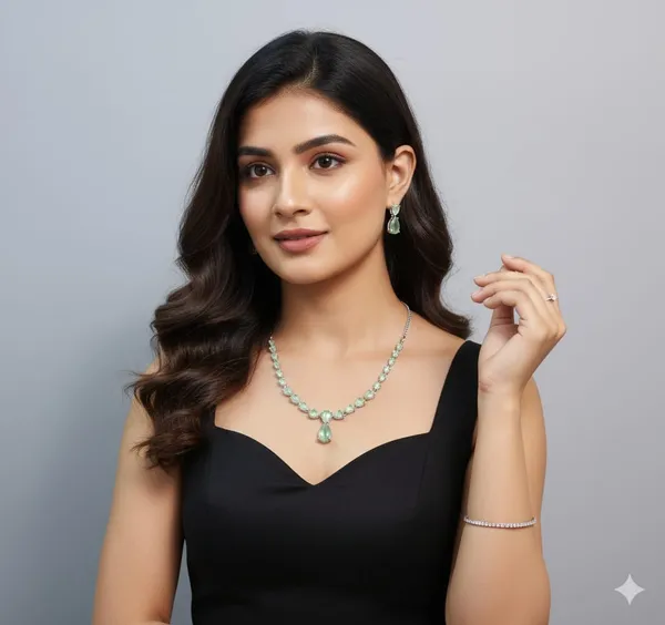 Green_Brass_Trendy_Ad_Jewellery_Necklace_Set_For_Women