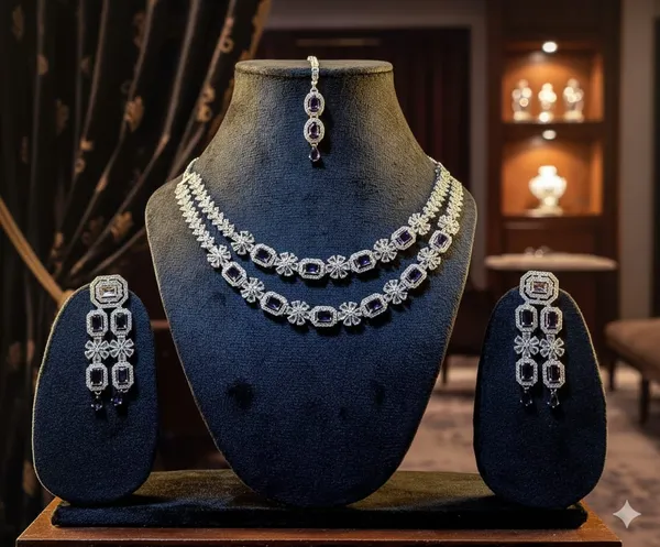 Silver_Brass_Trendy_Ad_Jewellery_Necklace_Set_For_Women