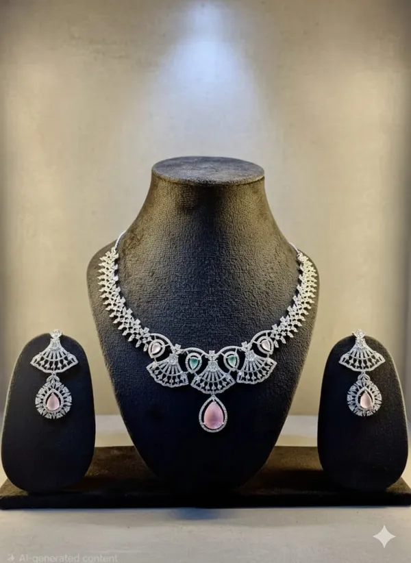 Silver_Brass_Trendy_Ad_Jewellery_Necklace_Set_For_Women