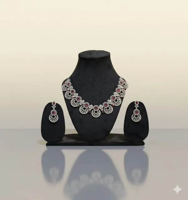 Silver_&_Maroon_Brass_Trendy_Ad_Jewellery_Necklace_Set_For_Women