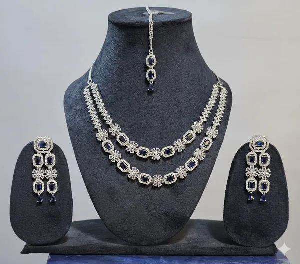 Silver_&_Black_Brass_Trendy_Ad_Jewellery_Necklace_Set_For_Women