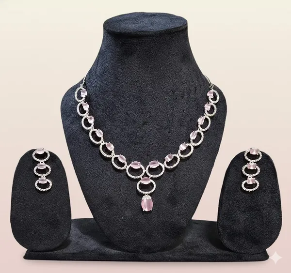 Pink_Brass_Trendy_Ad_Jewellery_Necklace_Set_For_Women