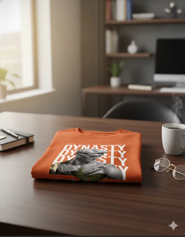 Orange_Printed_T-Shirt_For_Men