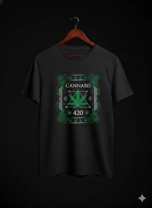 Green_Printed_T-Shirt_For_Men