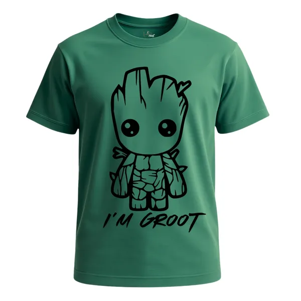 Green_Printed_T-Shirt_For_Men