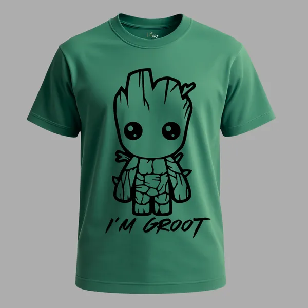Green_Printed_T-Shirt_For_Men