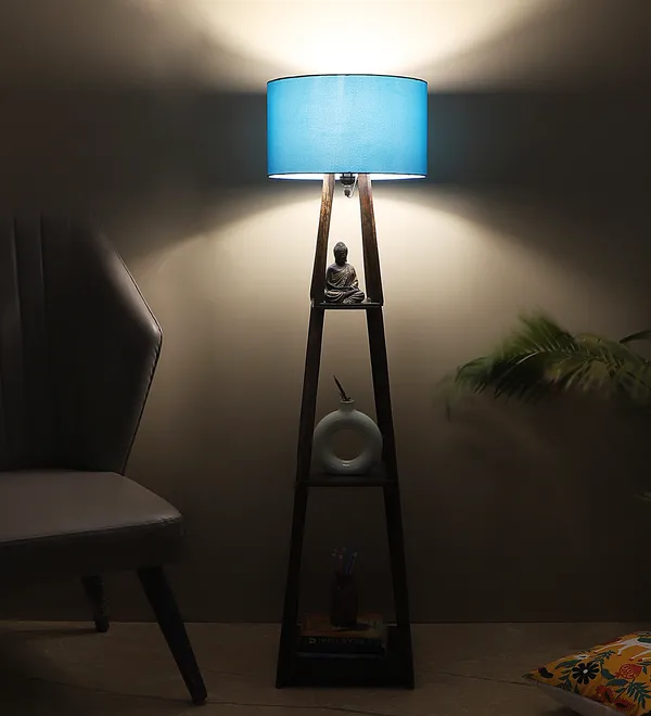 Turquoise_Blue_Seasa_Wistera_Floor_Lamp_With_Shelf