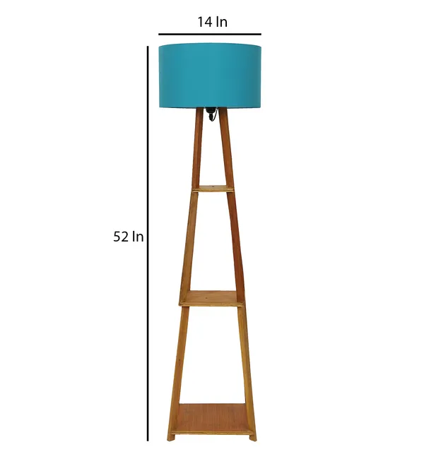 Turquoise_Blue_Blace_Netima_Floor_Lamp_With_Shelf