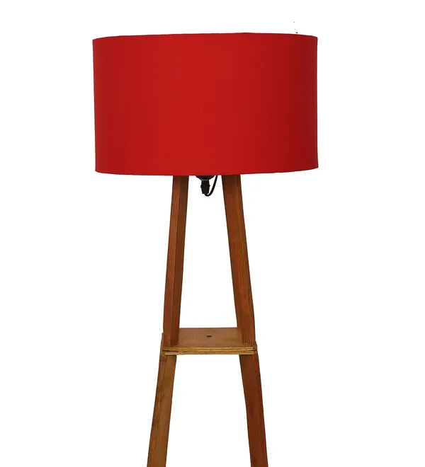 Red_Blace_Netima_Floor_Lamp_With_Shelf