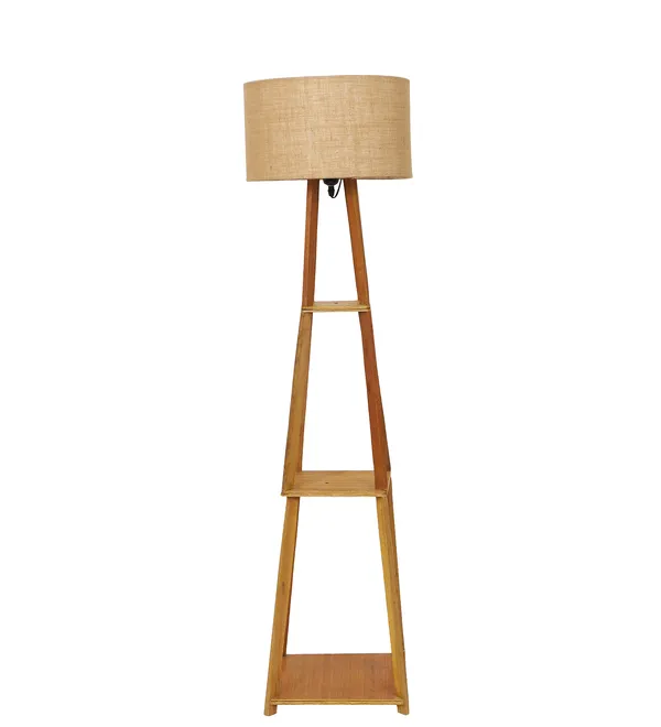 Beige_Blace_Netima_Floor_Lamp_With_Shelf