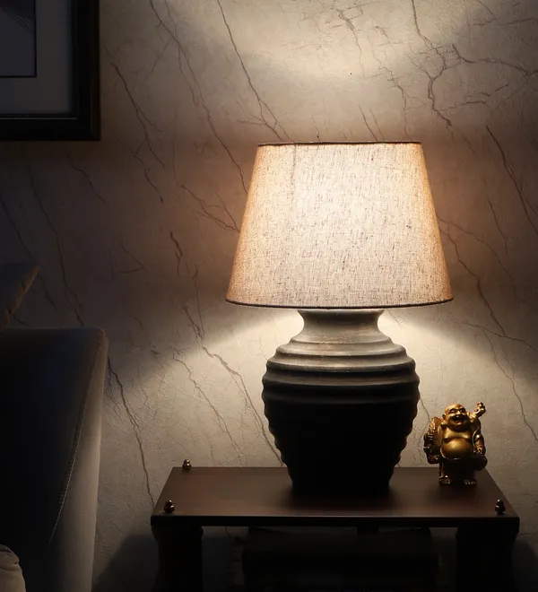 Beige_Mishuna_Palmer_Table_Lamp_for_Bedroom_&_Living_Room
