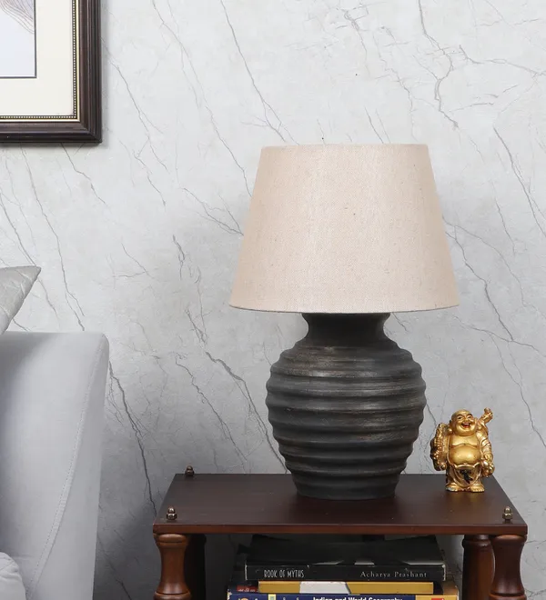 Beige_Mishuna_Palmer_Table_Lamp_for_Bedroom_&_Living_Room