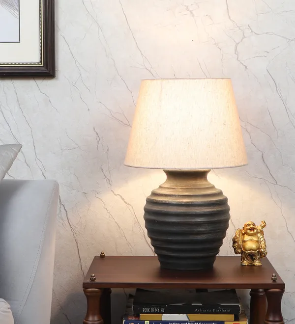 Beige_Mishuna_Palmer_Table_Lamp_for_Bedroom_&_Living_Room