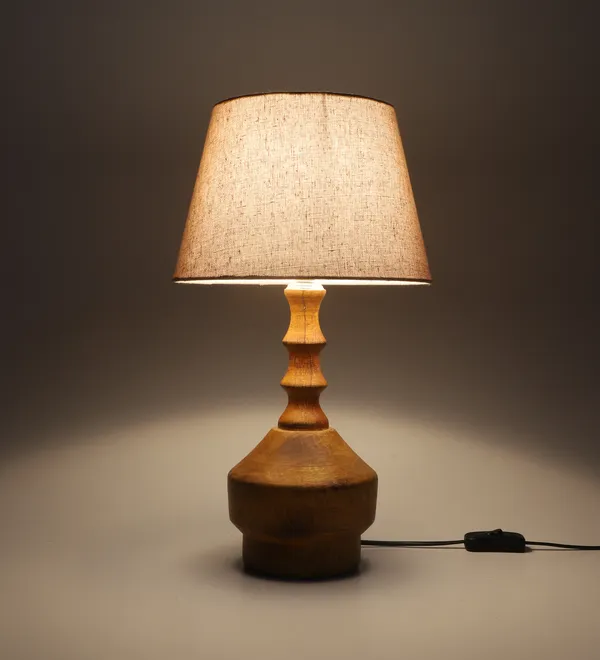 Peach_Mishuna_Meiji_Table_Lamp_for_Bedroom_&_Living_Room