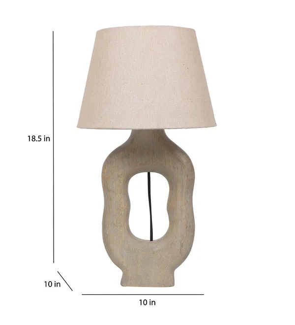 Peach_Mishuna_Tissle_Table_Lamp_for_Bedroom_&_Living_Room