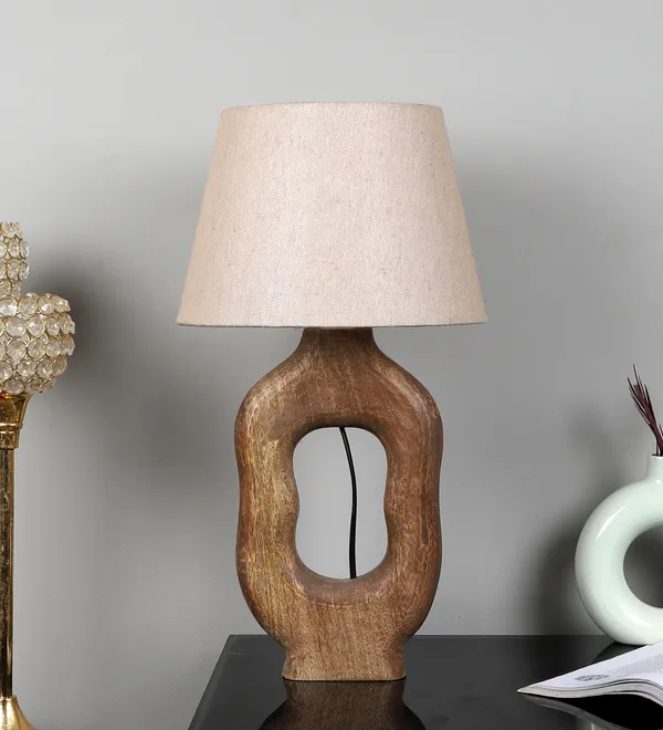 Tan_Mishuna_Myna_Table_Lamp_for_Bedroom_&_Living_Room