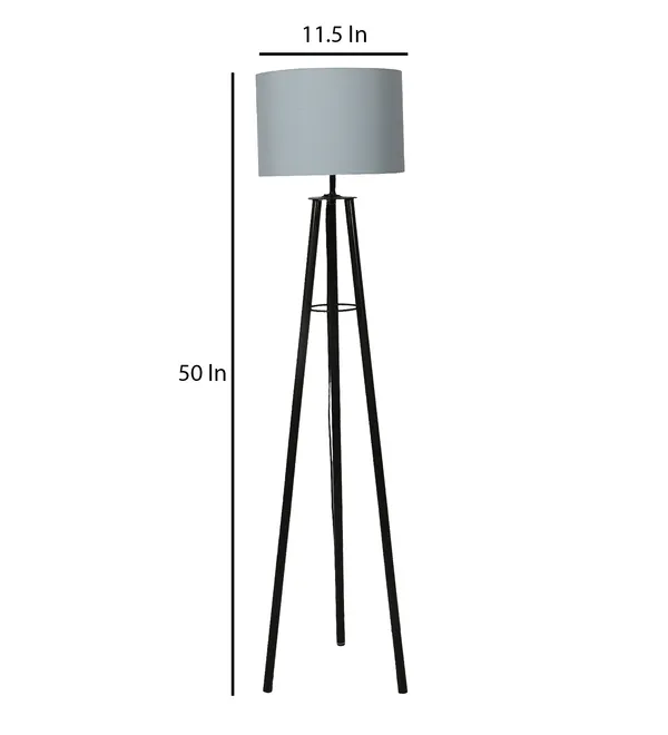 White_Natura_Casper_Floor_Lamp