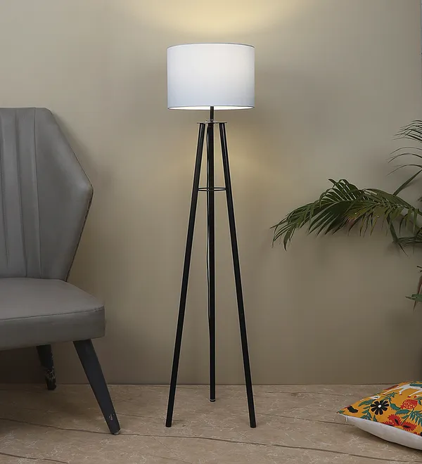White_Natura_Casper_Floor_Lamp