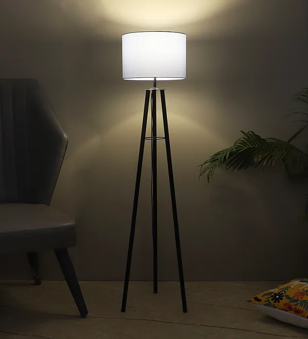 White_Natura_Casper_Floor_Lamp