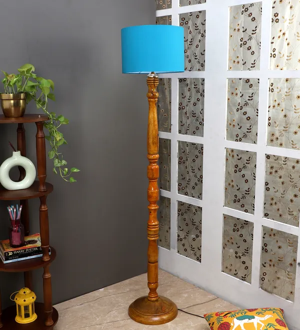 Turquoise_Blue_Romero_Floor_Lamp