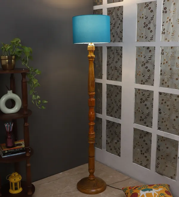 Turquoise_Blue_Romero_Floor_Lamp