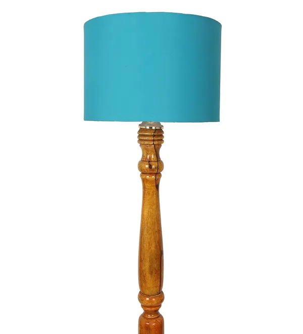 Turquoise_Blue_Romero_Floor_Lamp