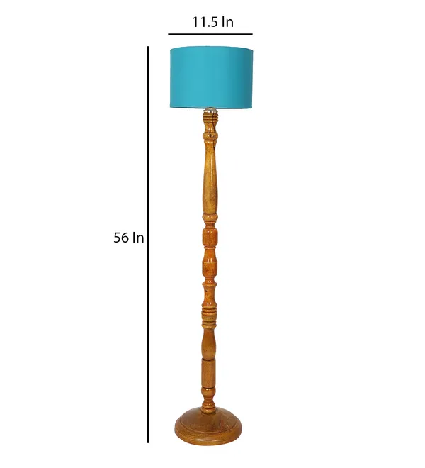 Turquoise_Blue_Romero_Floor_Lamp