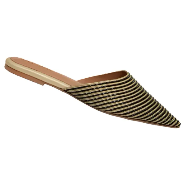 Silver_Stone_Sheet_Pointed_Toe_Mules_Stylish_Comfortable_Flats_For_Women