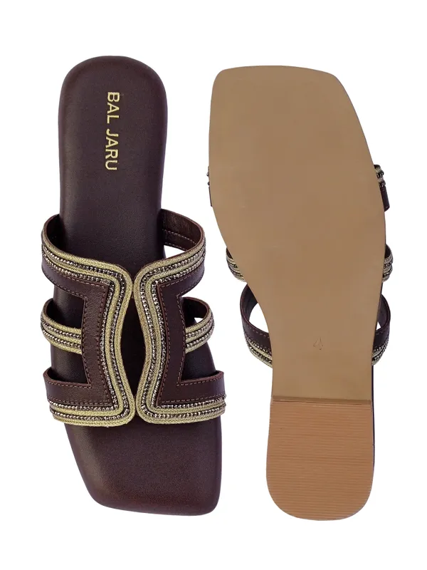 Maroon_Fashion_Slipper_Comfortable_Opentoe_Sandals_For_Women