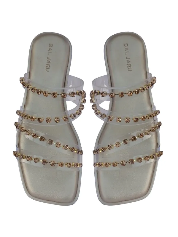 Black_Studded_Doublestrap_Flat_Slides_For_Women