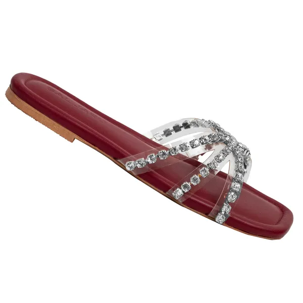 Cherry_Rhinestone_Detailing_Cushioned_Foot_Sandals_For_Women
